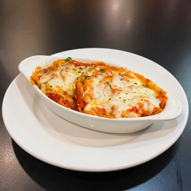 Baked Rigatoni Pasta.