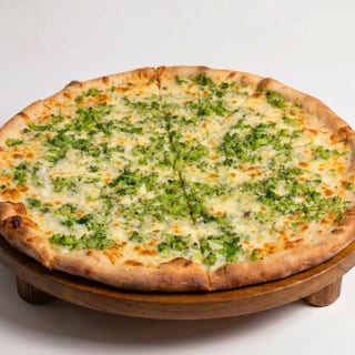 White Broccoli Pizza