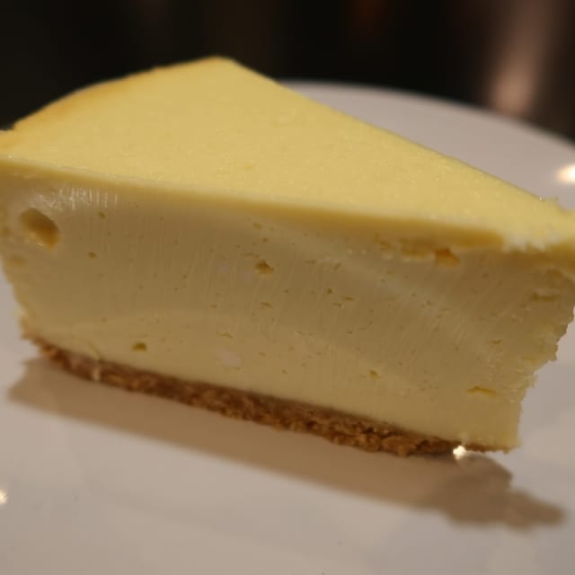 Classic NY Cheesecake.