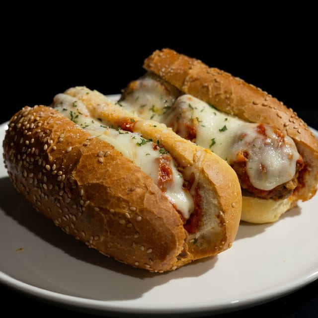 Meatball Parm Sub.