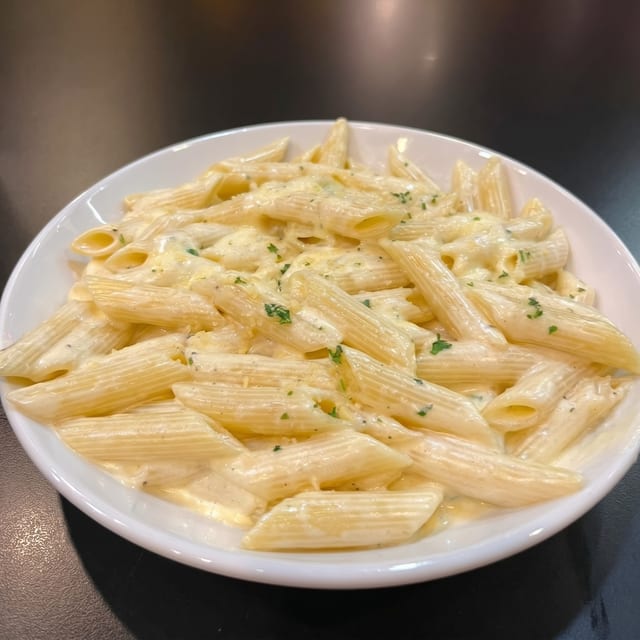Alfredo Sauce Pasta.