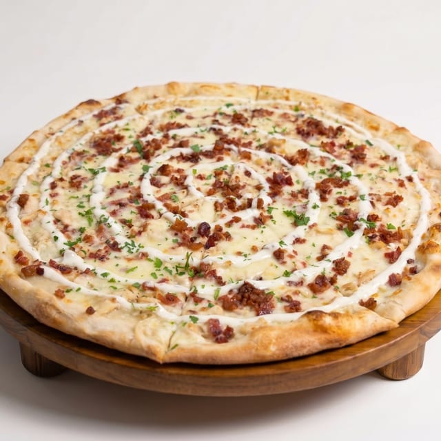 Chicken Bacon Ranch Pizza.