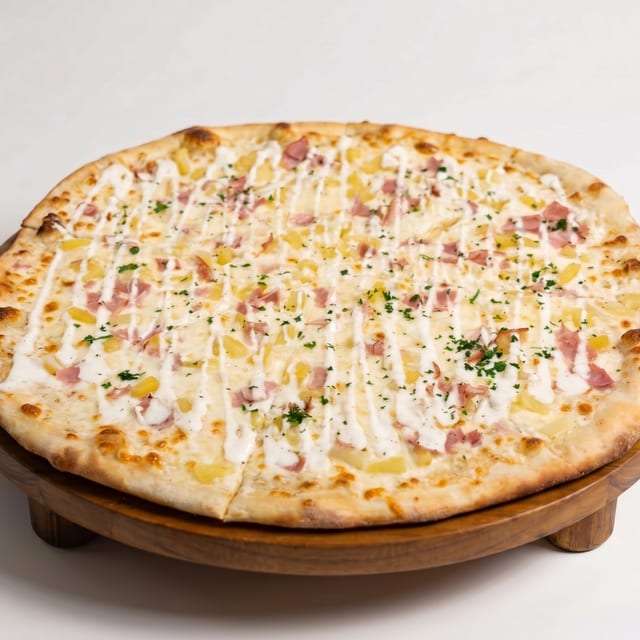 White Hawaiian Pizza.