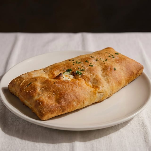 Buffalo Chicken Stromboli.